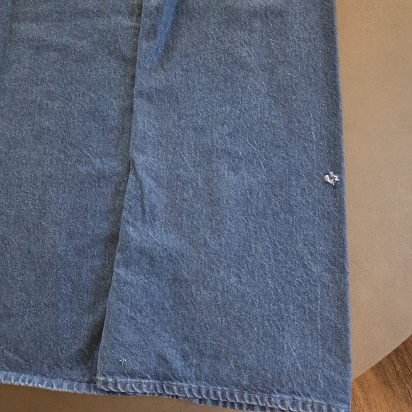 Mother Snacks The Lemon Twist Sneak Wide Leg Jeans Size 25 NWT $248 - Picture 16 of 16